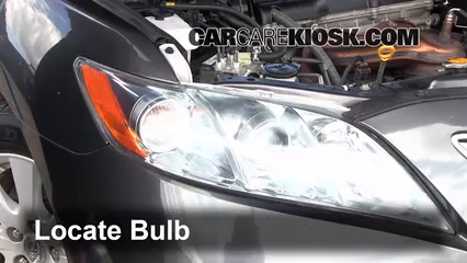 2009 Toyota Camry Hybrid 2.4L 4 Cyl. Lights Headlight (replace bulb)